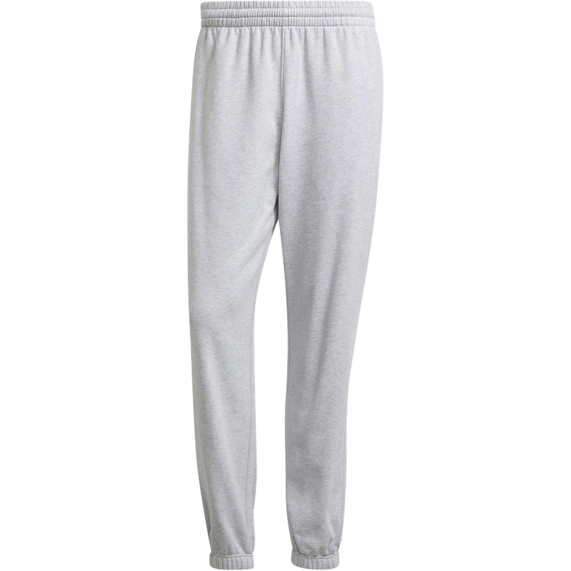 Эластичные спортивные брюки Premium Essentials FW24 мужские Light Heather Gray Adidas Originals, серый — фото 3