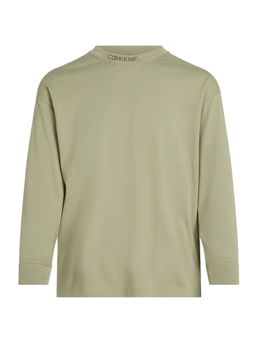 

Лонгслив Calvin Klein Jeans Shirt, цвет olive/mint