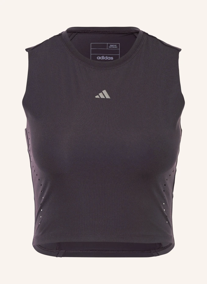 

Укороченный топ hiit Adidas, фиолетовый