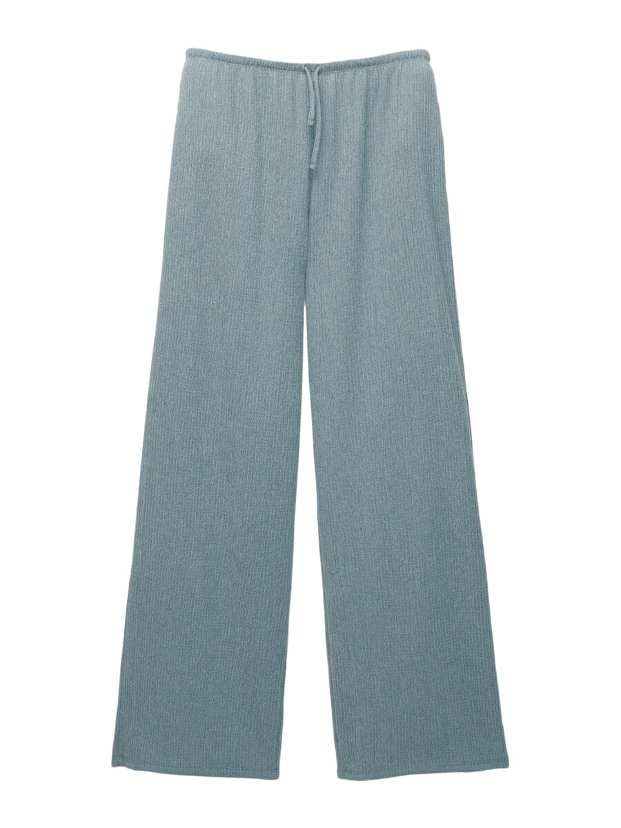 

Широкие брюки Pull&Bear, цвет Cyan blue