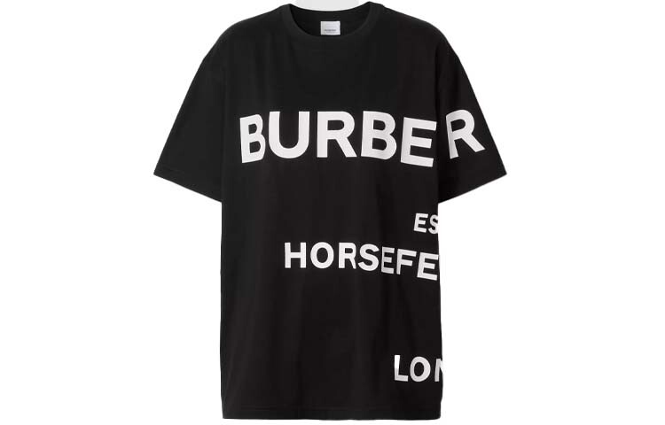 

Женская футболка Burberry, цвет Black