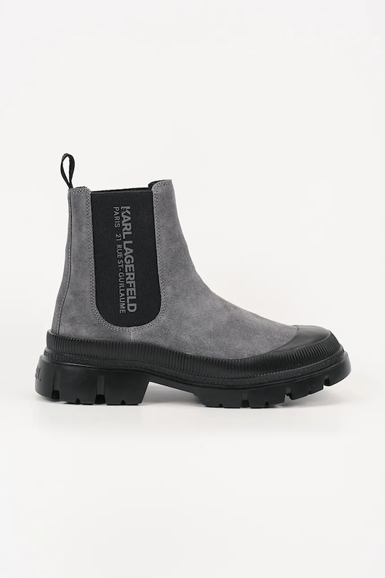 

Замшевые ботинки TREKKA MENS RSG Karl Lagerfeld, серый