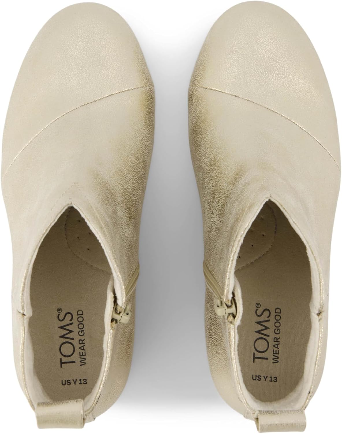 TOMS Girl's, Clare Boot - Little Kid & Big Kid, Blush Crackle Foil — фото 4