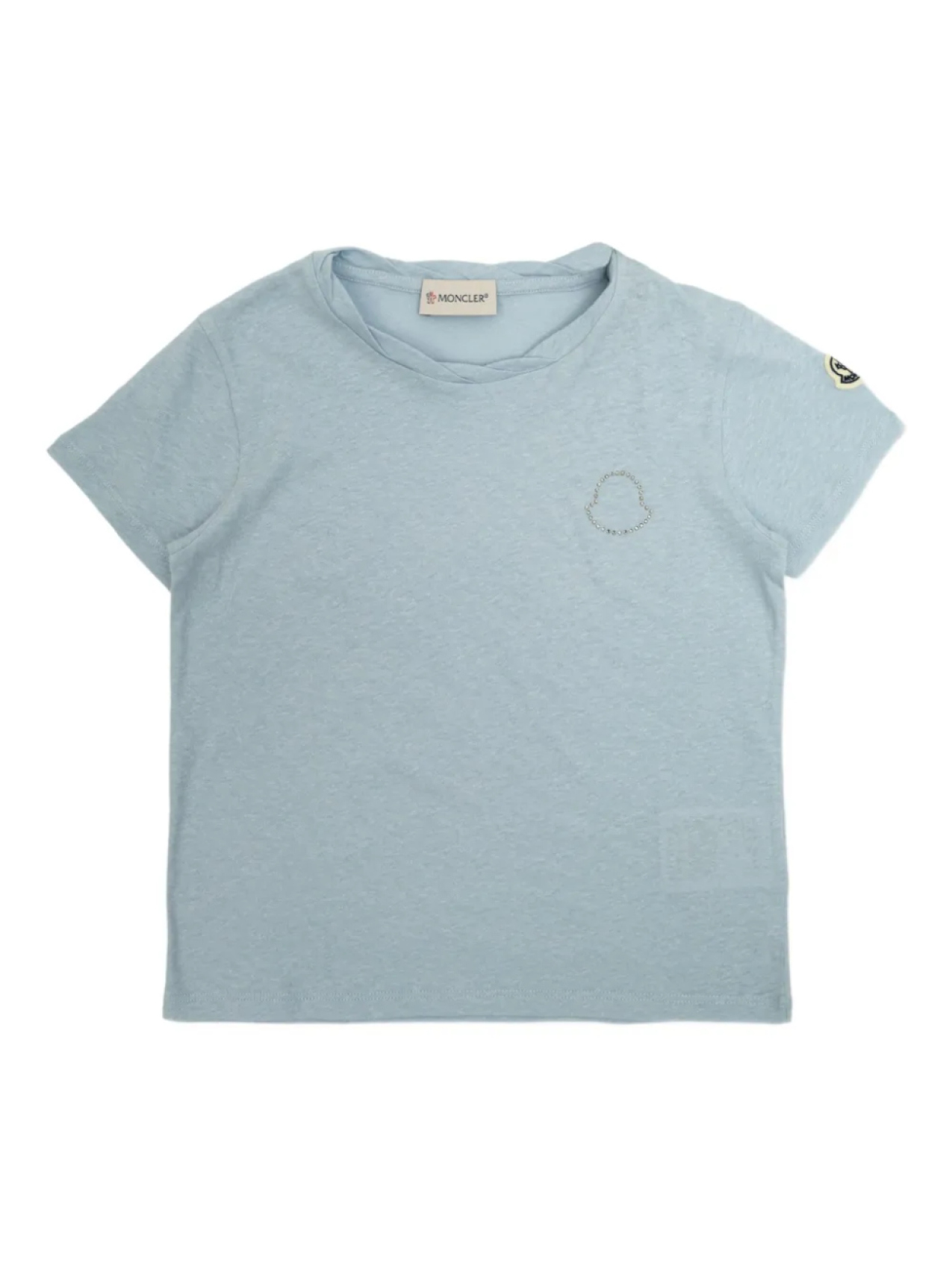 

Футболка из хлопка Moncler Enfant, синий