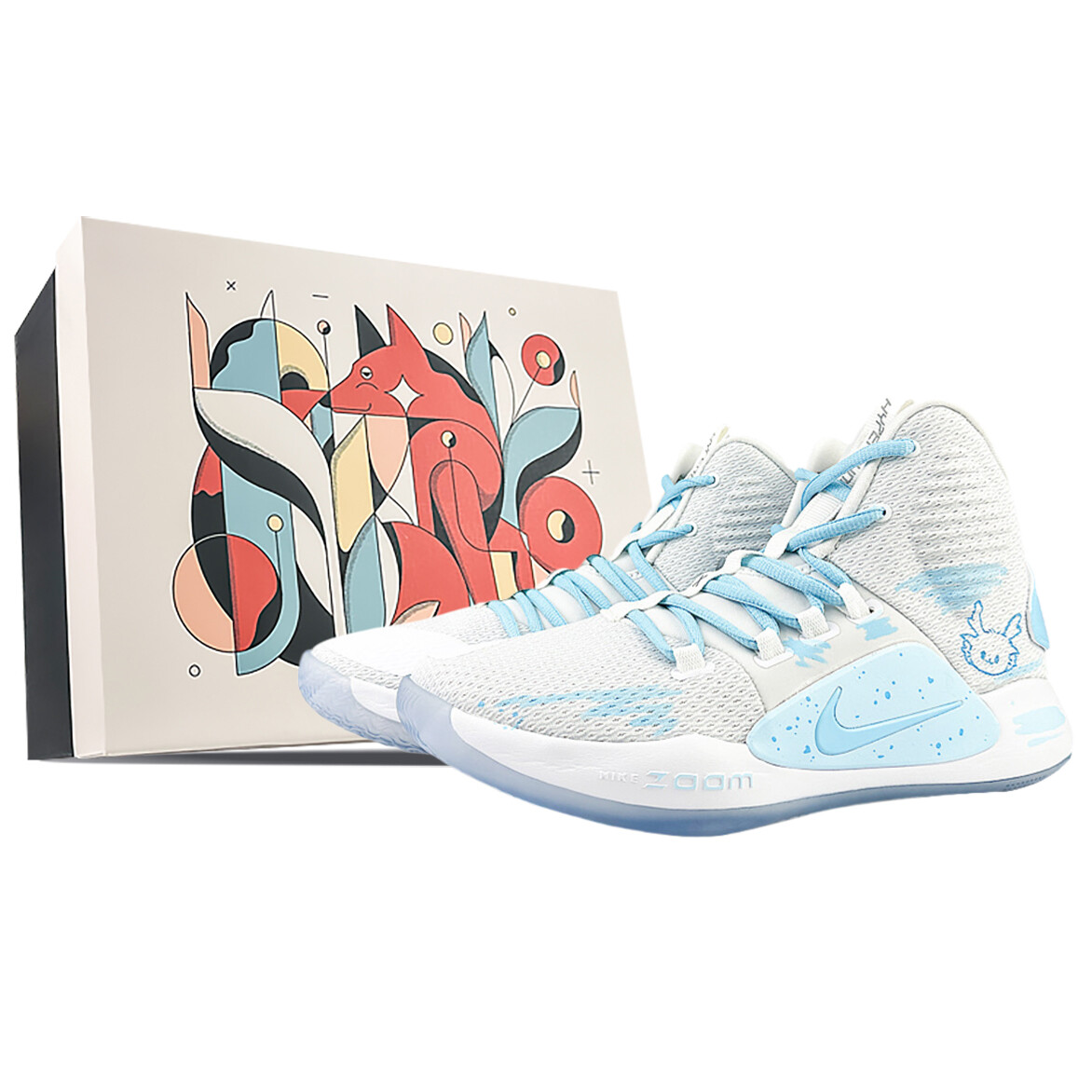 

Баскетбольные кроссовки Hyperdunk X мужские, среднего размера, синие Nike