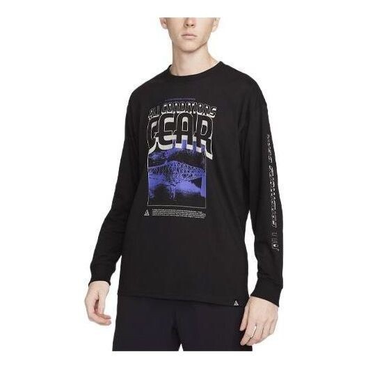 

Футболка с длинным рукавом acg Nike, черный
