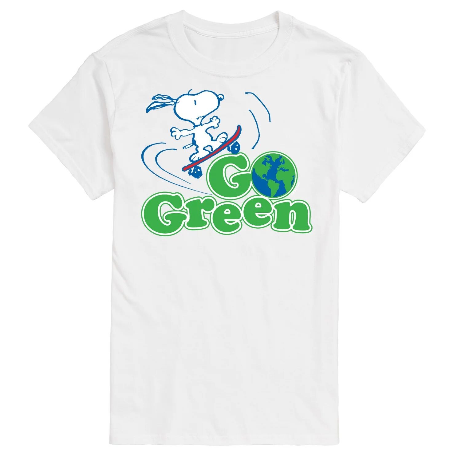 

Мужская футболка Peanuts Go Green Licensed Character