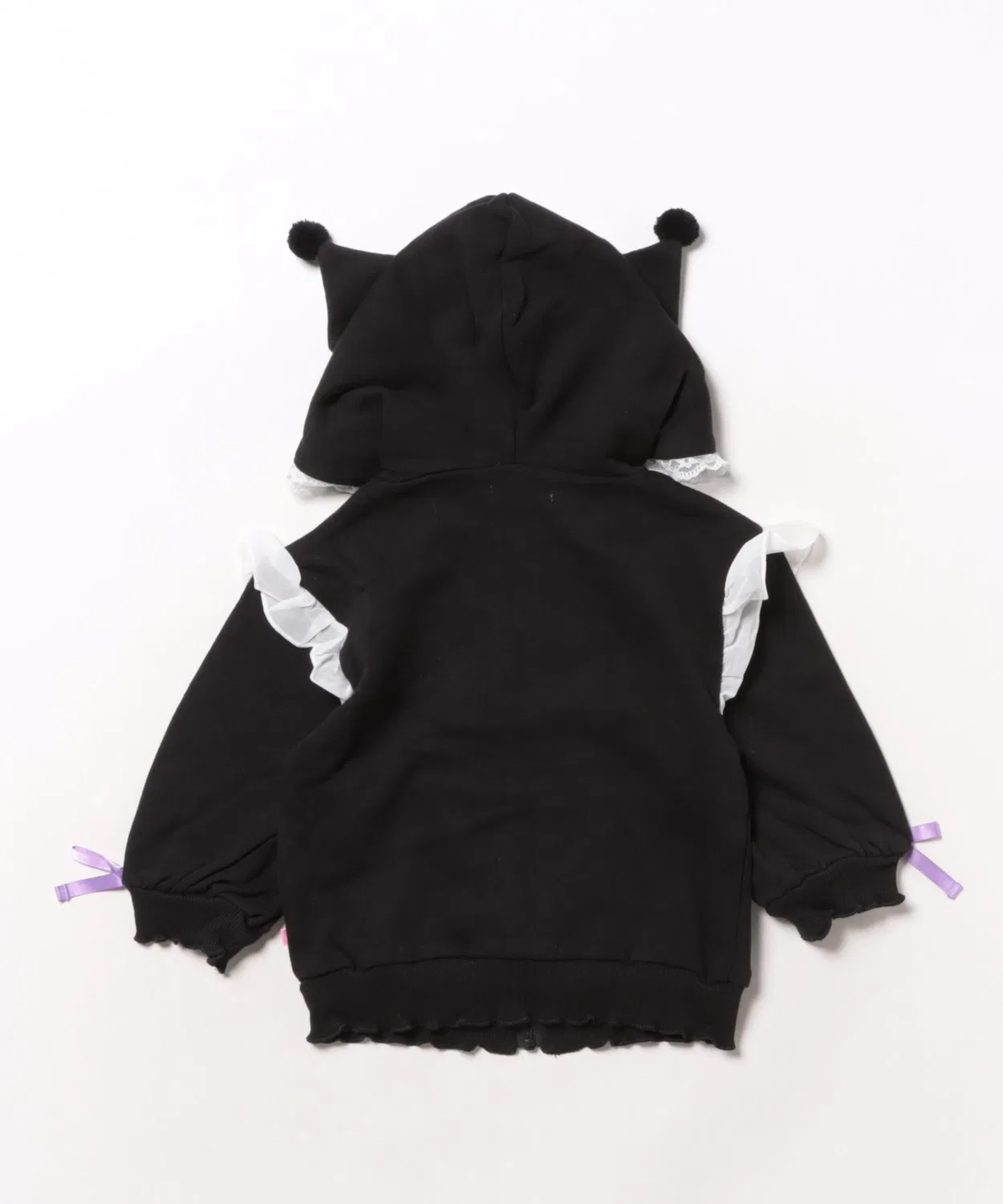 Детская парка с рюшами Sanrio BABYDOLL чёрная — фото 3