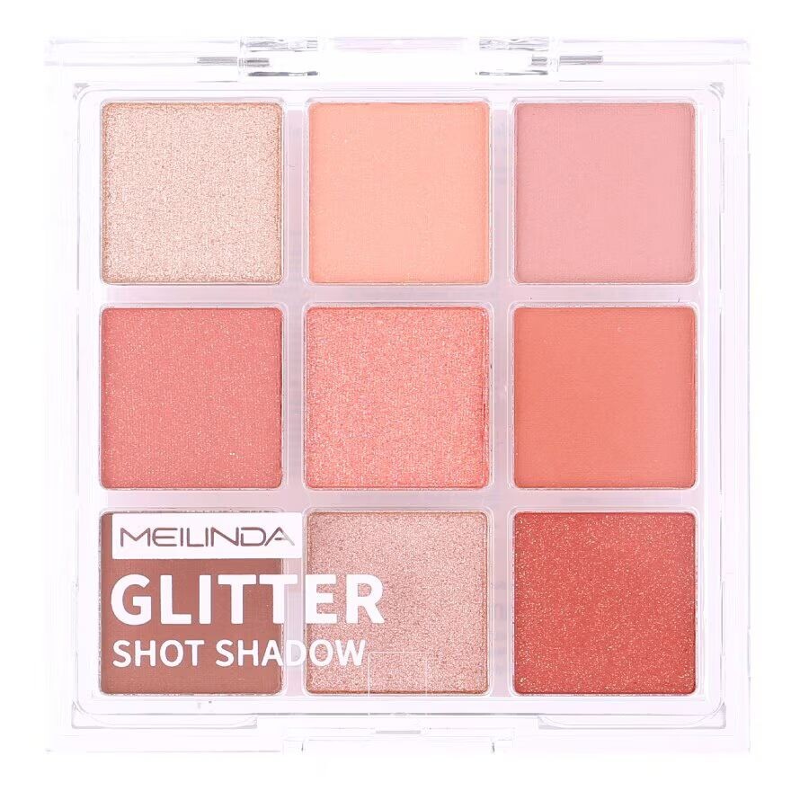 

Meilinda Тени Glitter Shot 5,4г. 01 Мигающий розовый, Blink Pink