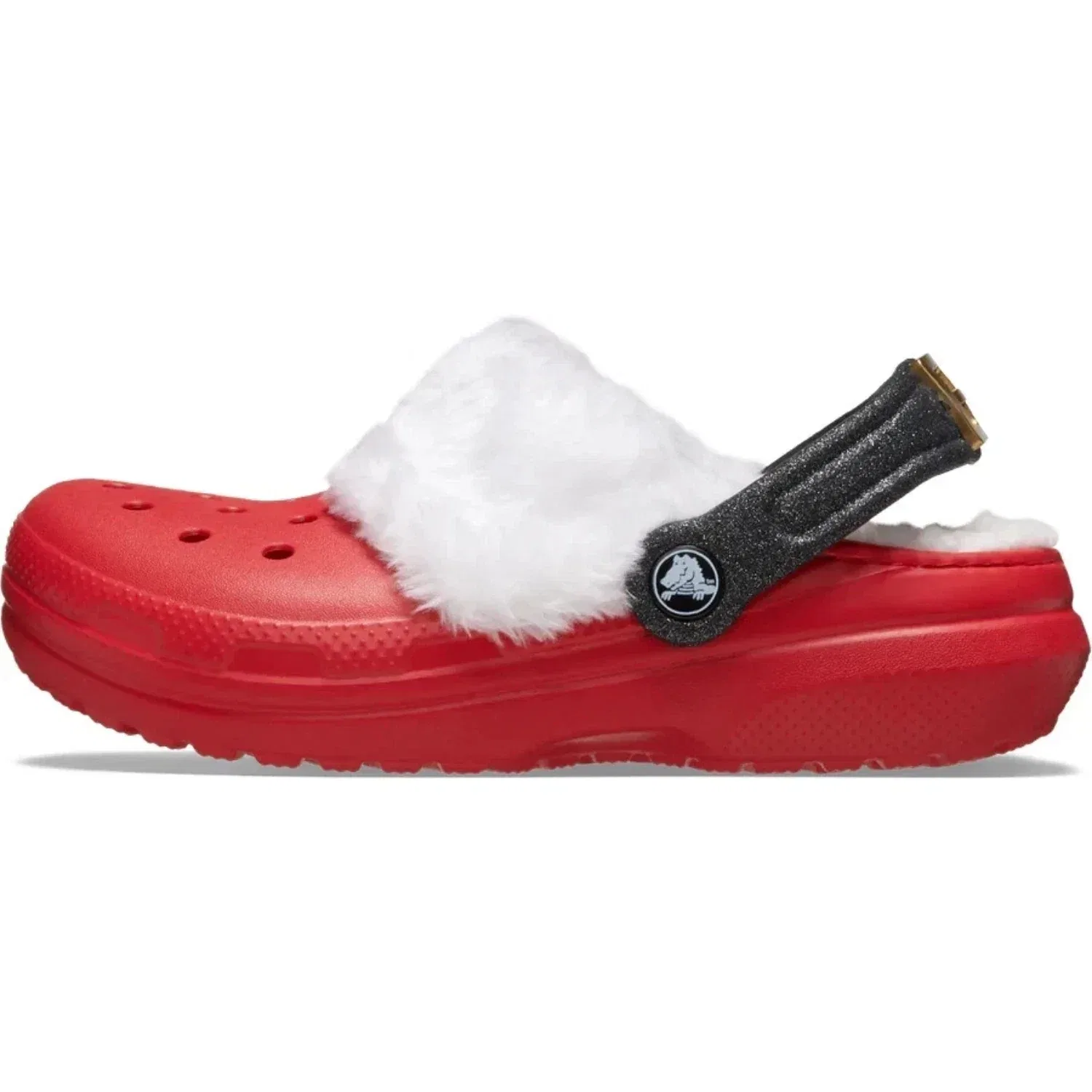 Crocs Classic Lined Santa 210931-6WE Clogs Red Comfort Shoes RHS7269 — фото 3