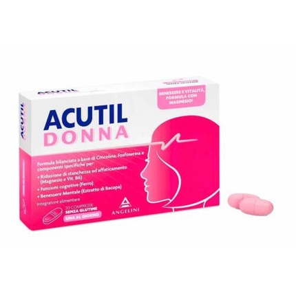 

Angelini A.C.R.A.F. Spa Angelini Acutil Woman Безглютеновая диетическая добавка 20 таблеток