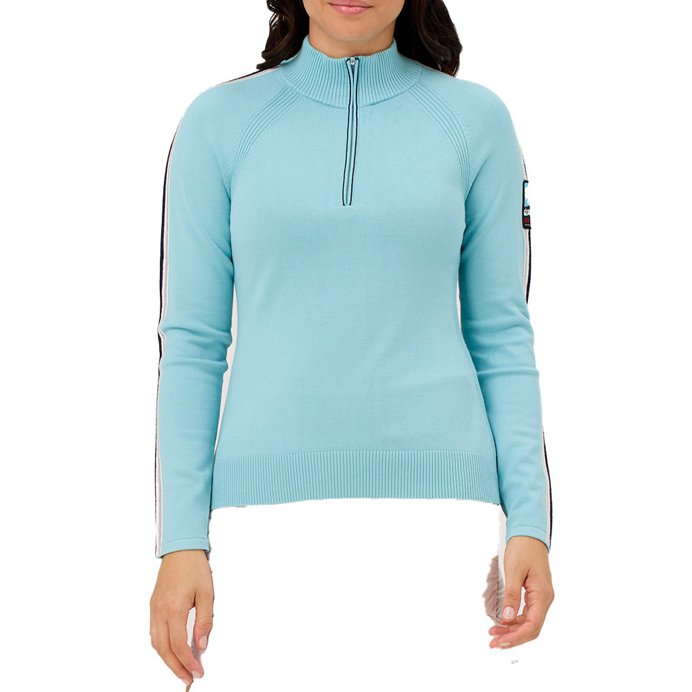 

Свитер Krimson Klover Downhill с застежкой-молнией на четверть длины (женский), Retro Blue