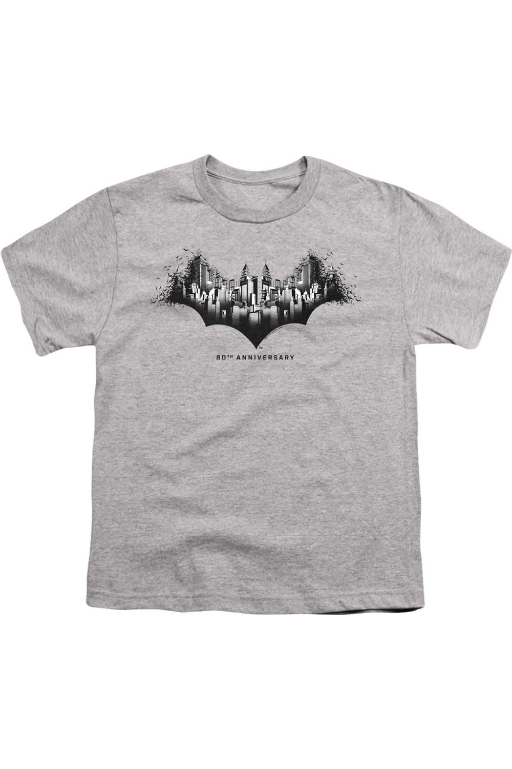 

Футболка с коротким рукавом для детей Batman Gotham Shield Gildan, Athletic Heather