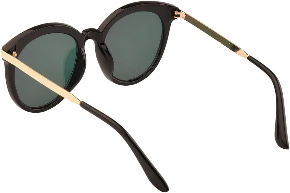 

Женские солнцезащитные очки в круглой оправе большого размера, мужские солнцезащитные очки UV400 в стиле ретро, ​​милые солнцезащитные очки TrendyMate, Pink