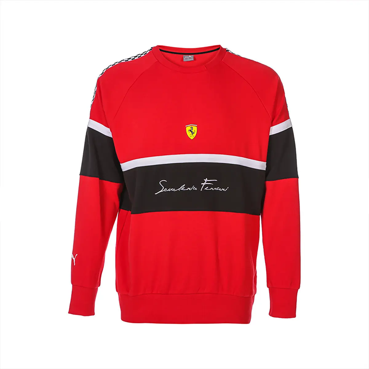

Мужская толстовка Ferrari X, красная/черная Puma, красный/черный