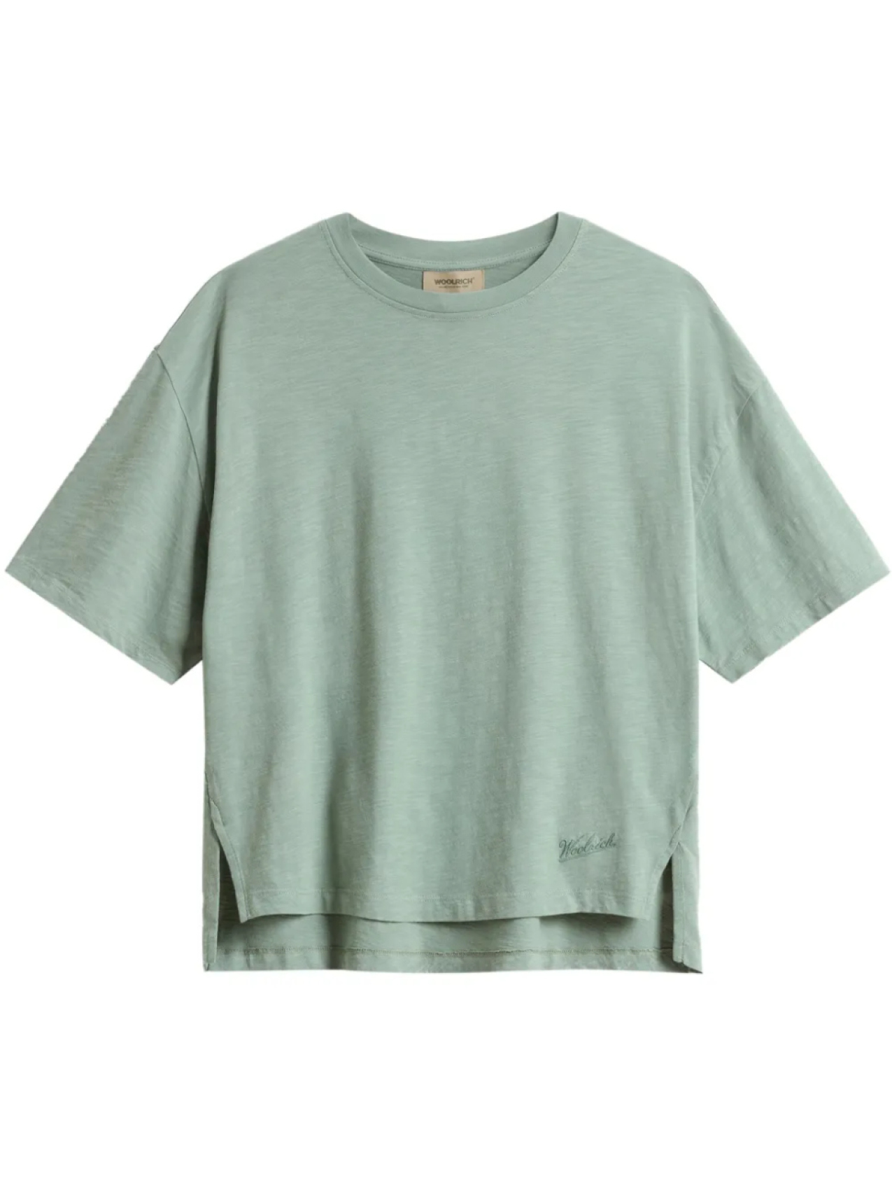 

Woolrich хлопковая футболка, зеленый