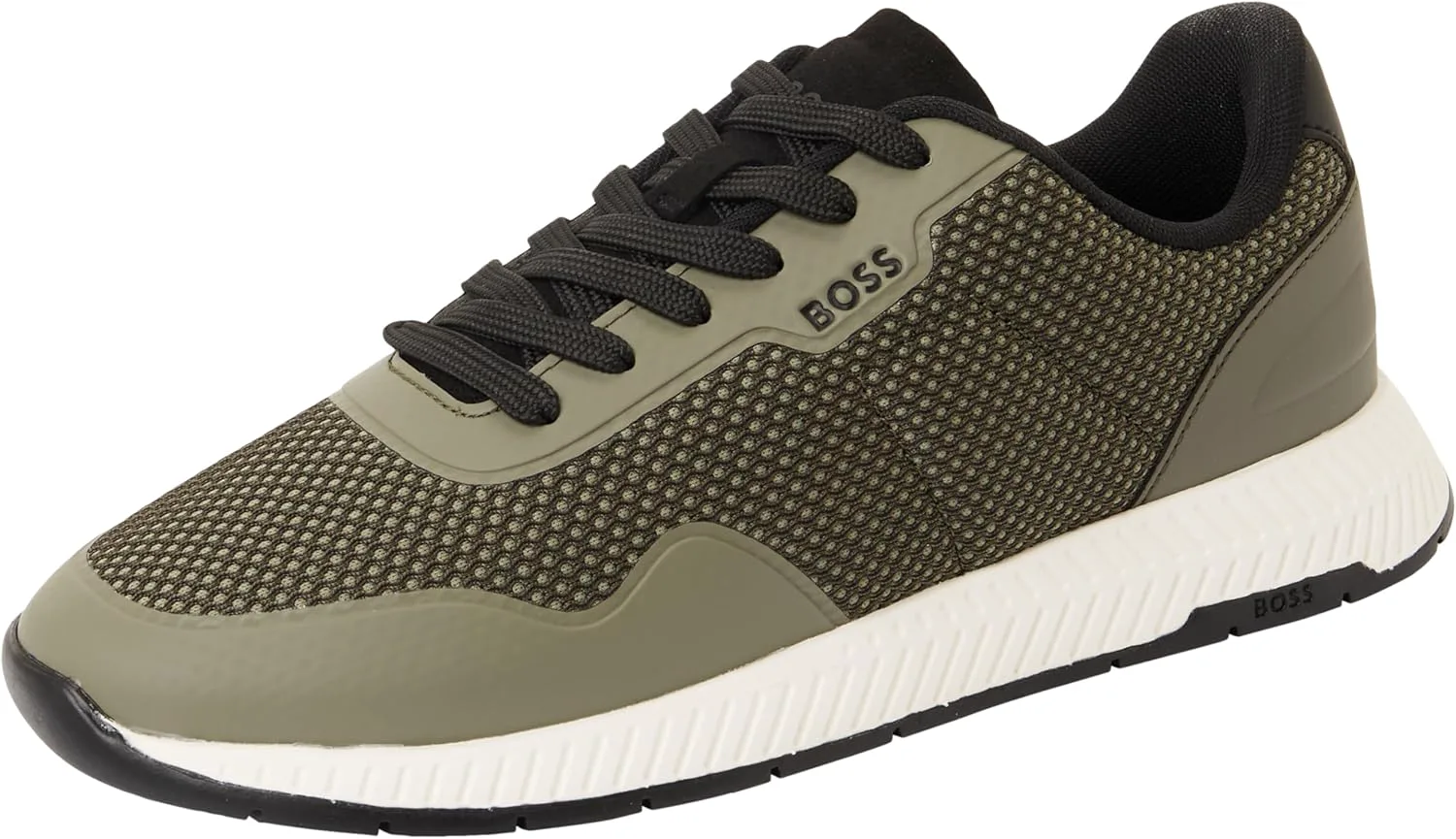 Кроссовки BOSS Mens Titanium_Runn_Meth, зеленый