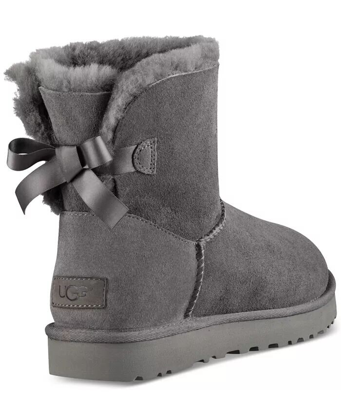 Женские мини-сапоги Bailey Bow II UGG®, черный — фото 3