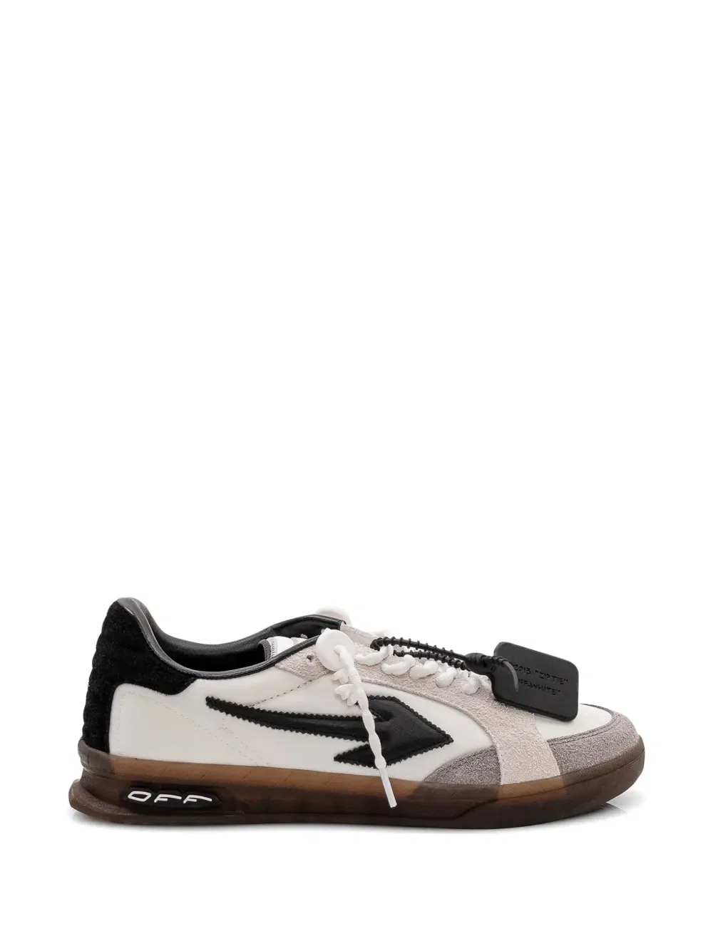 Замшевые кроссовки End of play arrow Off-White, нейтральный