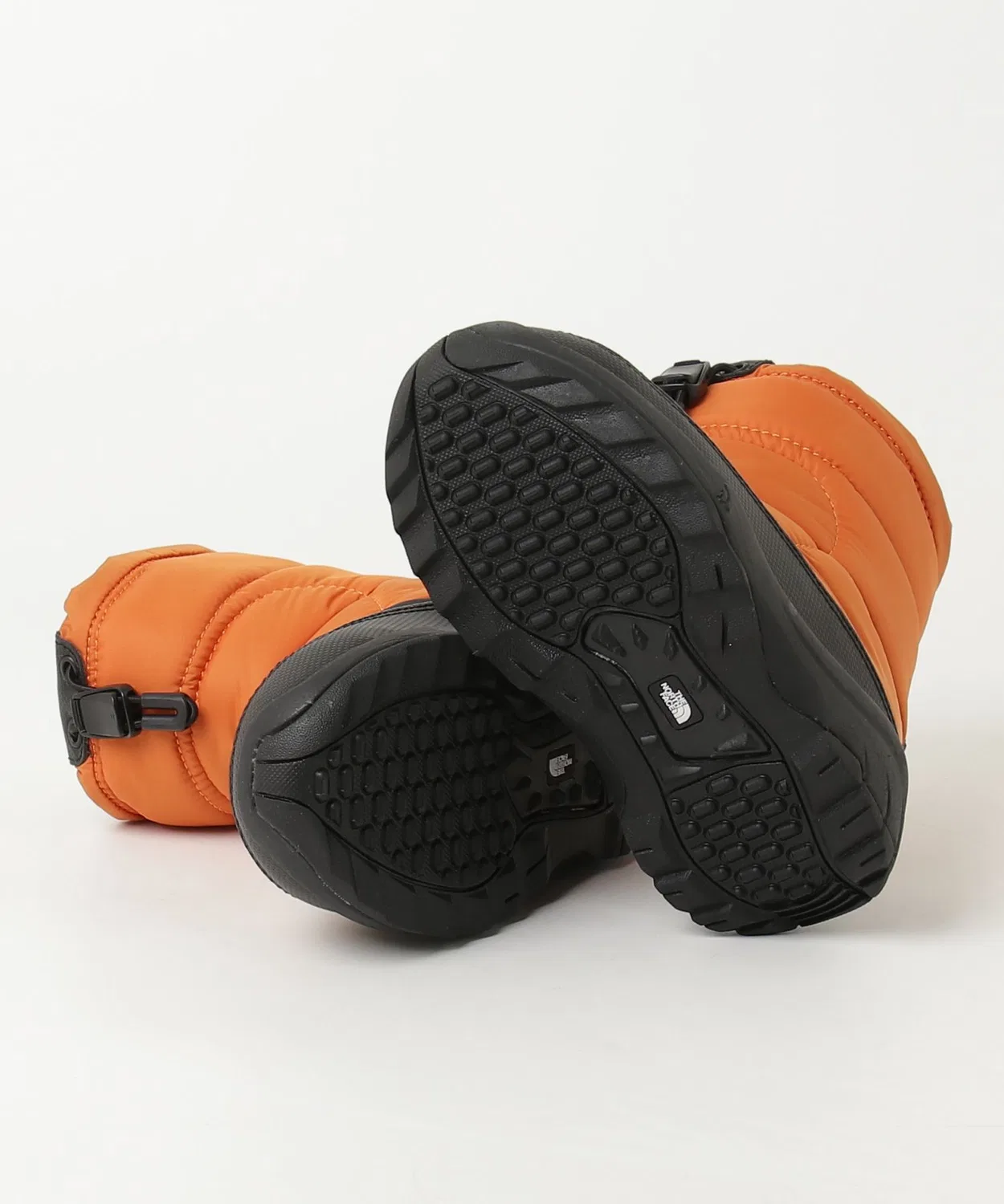 Ботинки зимние детские The North Face Nuptse Bootie VII оранжевые — фото 3