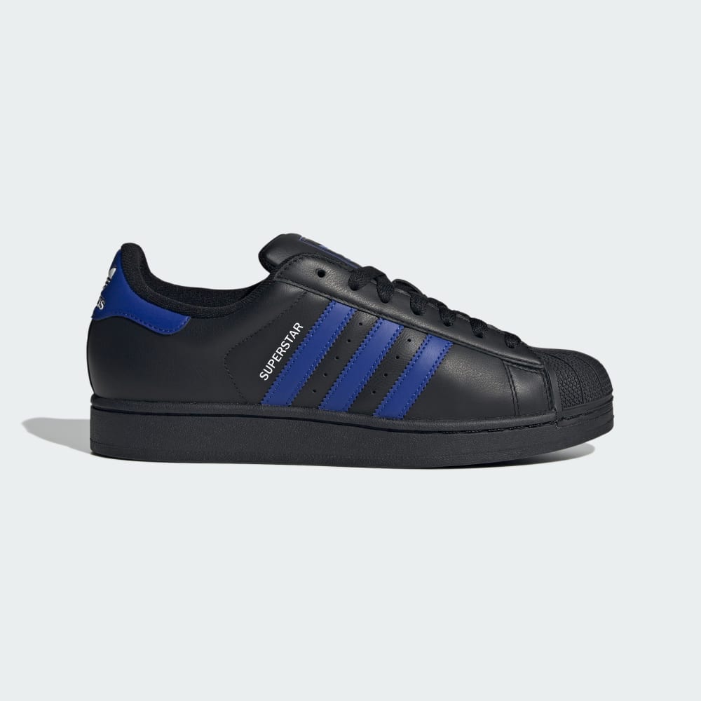 

Кроссовки Adidas Superstar II Shoes, цвет Core Black/Semi Lucid Blue/Cloud White