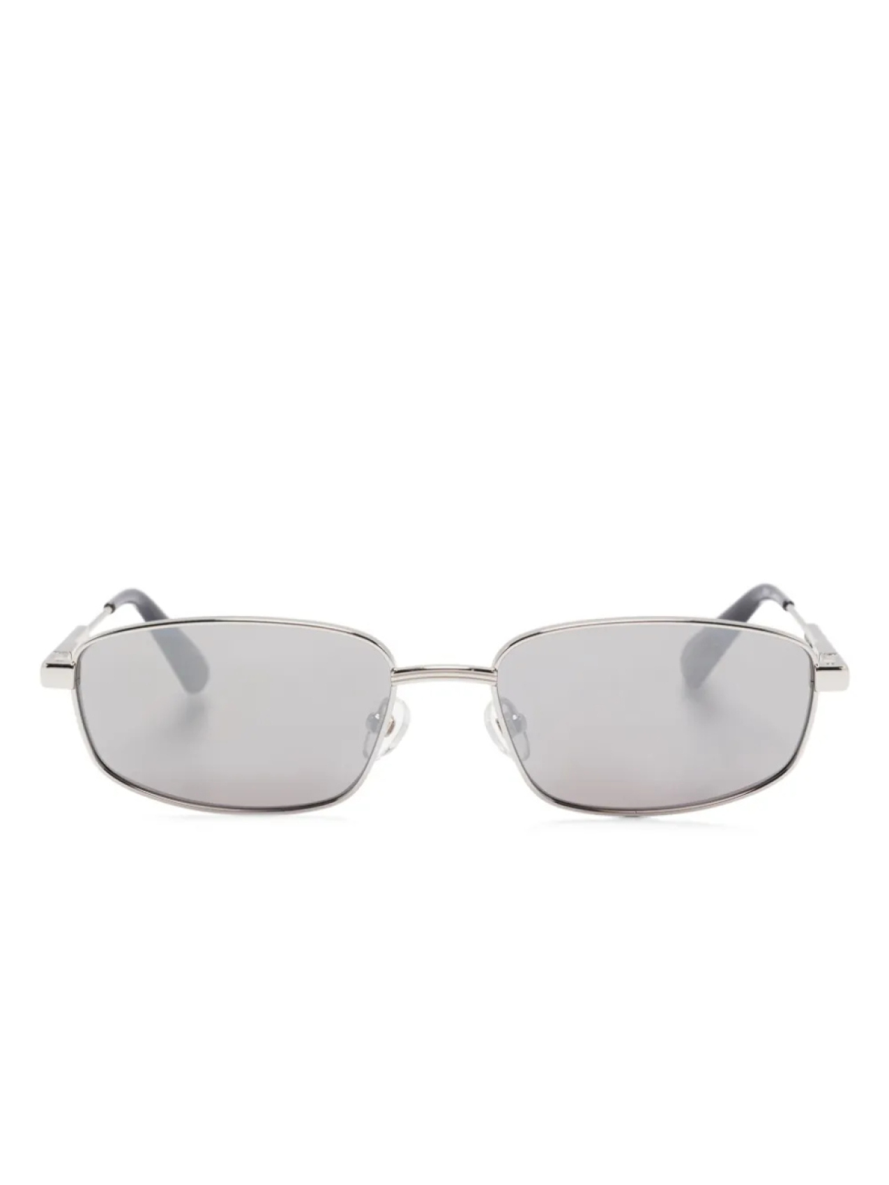 

Jacquemus rectangle-frame солнцезащитные очки, серебряный
