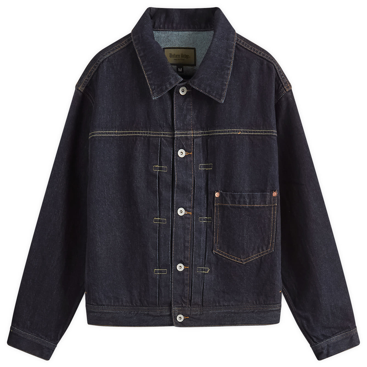 

Куртка Uniform Bridge Type-1 Denim Trucker, цвет Indigo