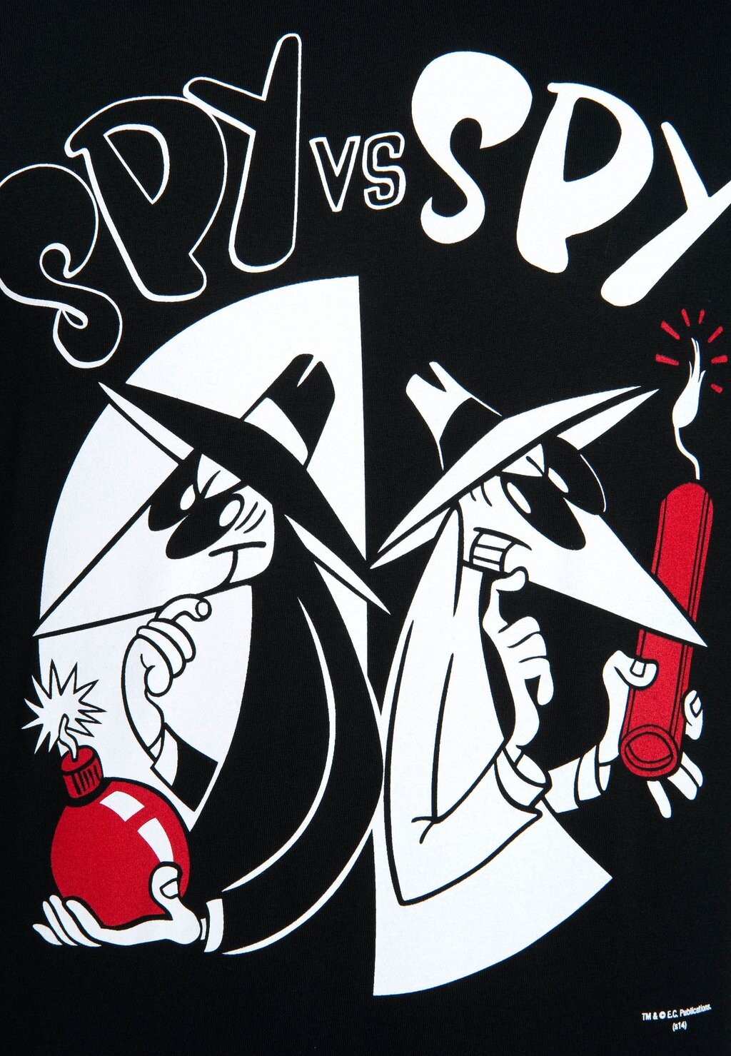 

Футболка с принтом SPION UND SPION SPY VS SPY LOGOSHIRT, черный