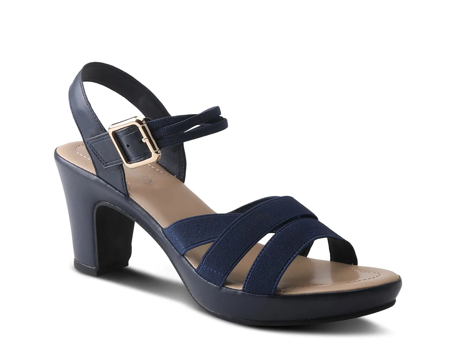 

Сандалии Neesa Stretch Platform Sandal Patrizia By Spring Step, темно-синий