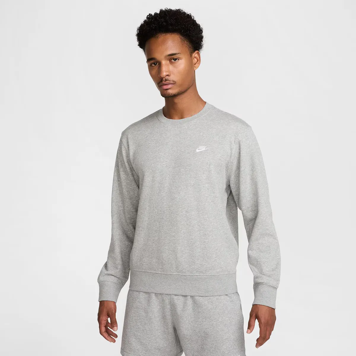 

Мужская футболка Nike Club Fleece, серый