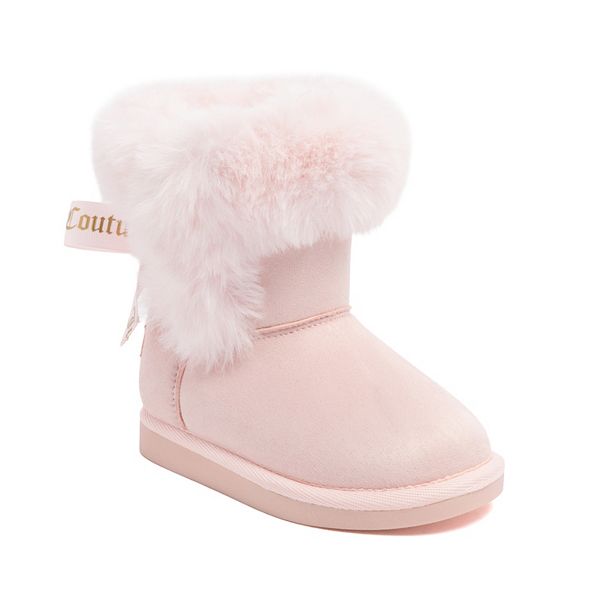 

Детские зимние сапоги King Todd с искусственным мехом Juicy Couture Kids, Blush