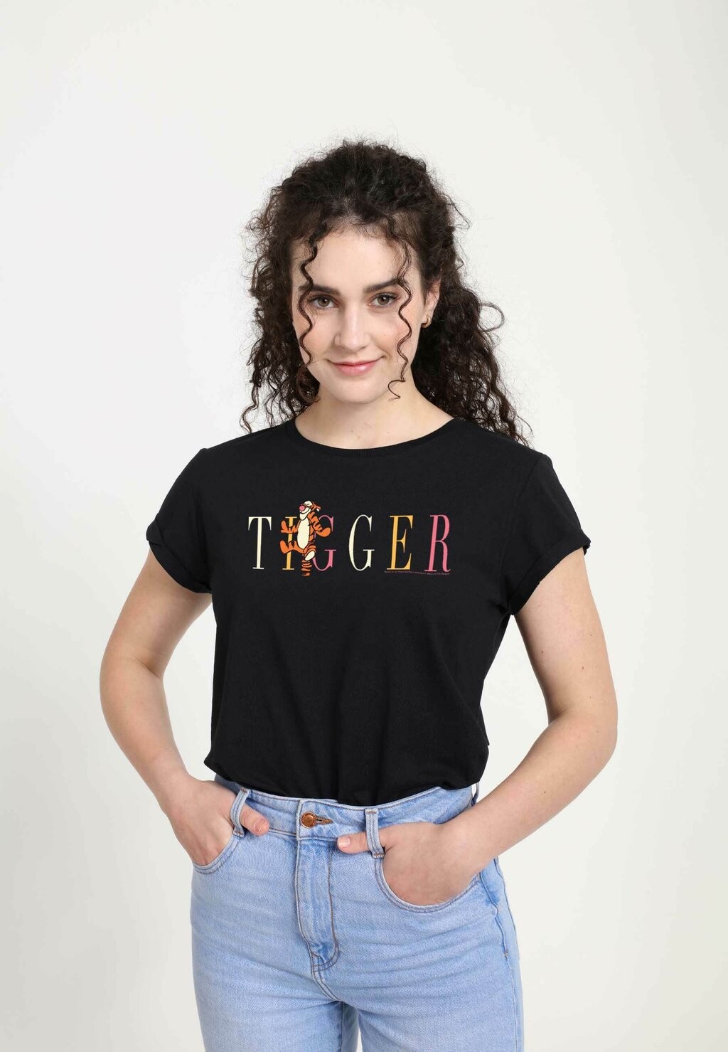 

Футболка с принтом DISNEY WINNIE THE POOH TIGGER FASHION Disney, черный