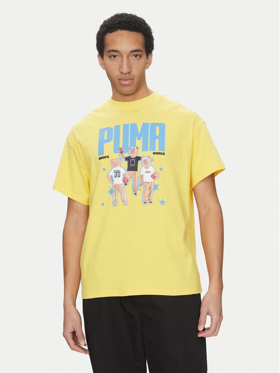 

Футболка обычного кроя Dylan's World 630257 Puma, желтый