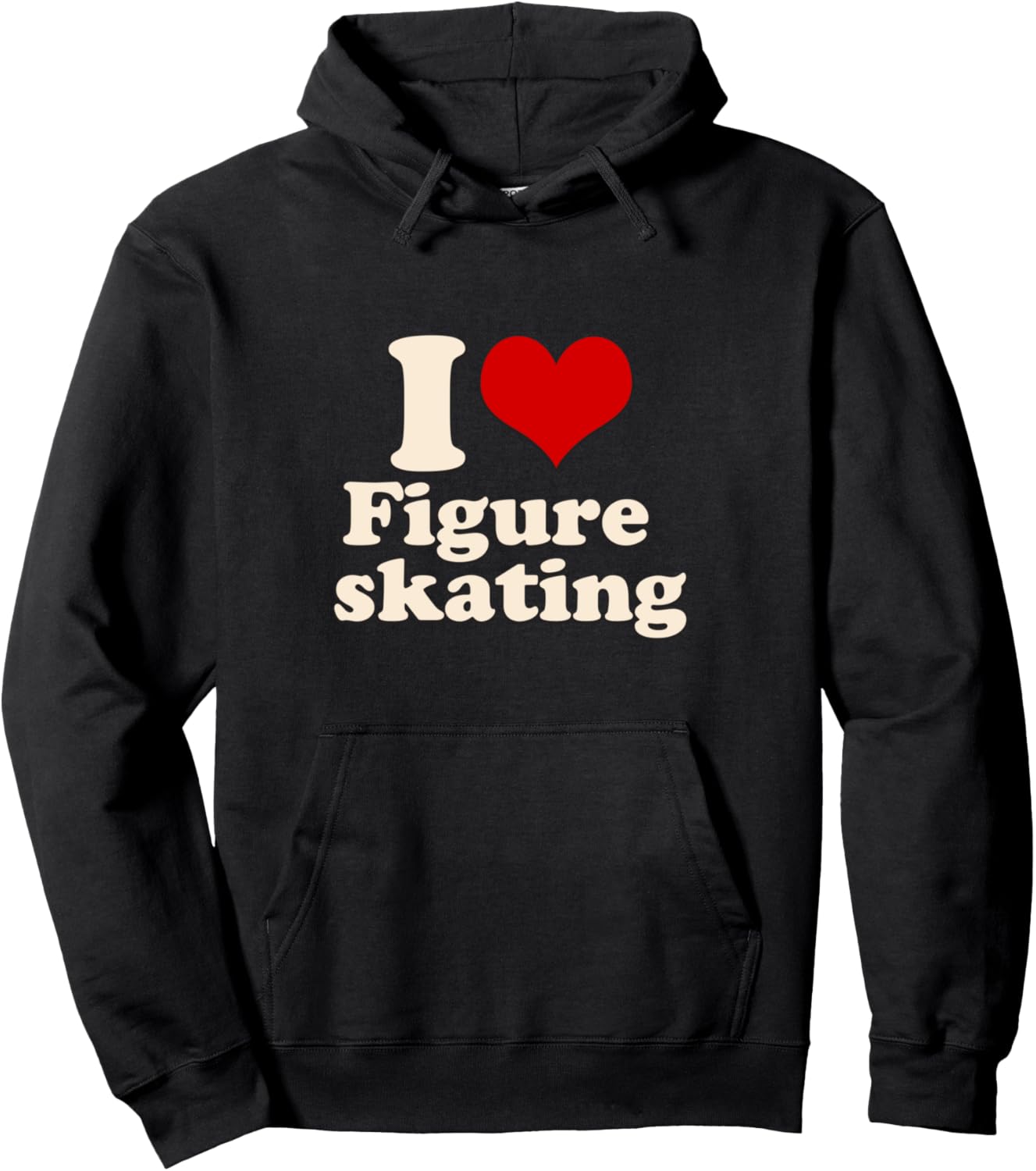 

Худи с надписью «Я люблю фигурное катание» Figure Skating Apparel For Women And Men, черный
