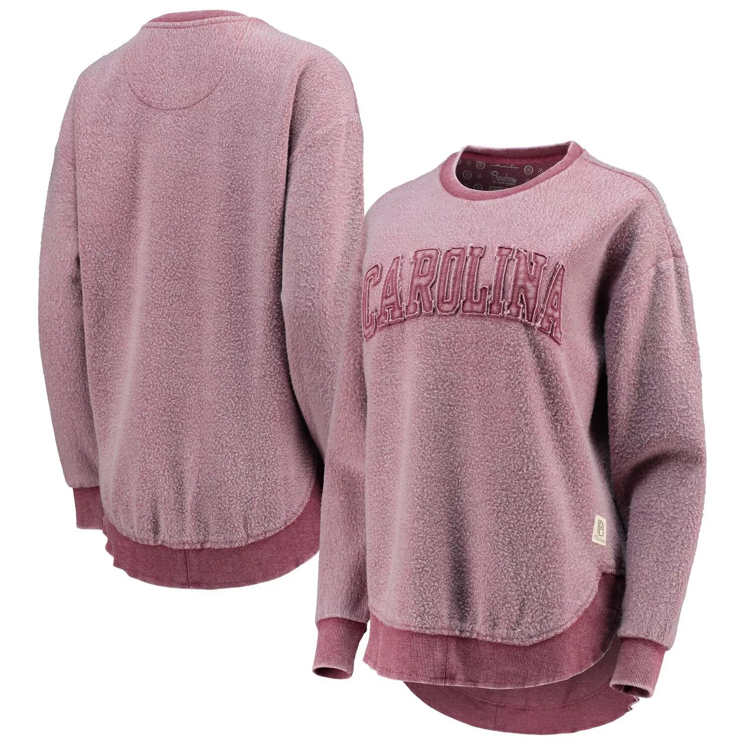 

Женский пуловер с капюшоном Pressbox Garnet South Carolina Gamecocks Ponchoville