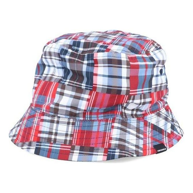 

Бейсболка Converse Reversible Patch Plaid Bucket Hat 'Blue', разноцветный