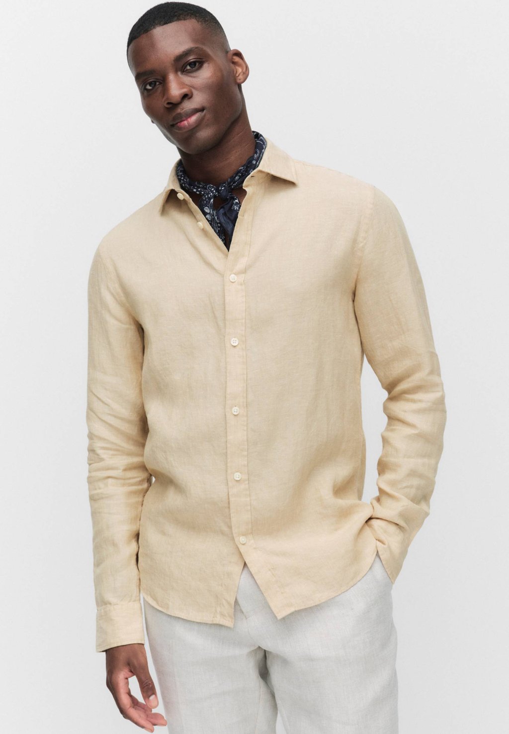 

Рубашка DANTE LINEN Bläck, желтый