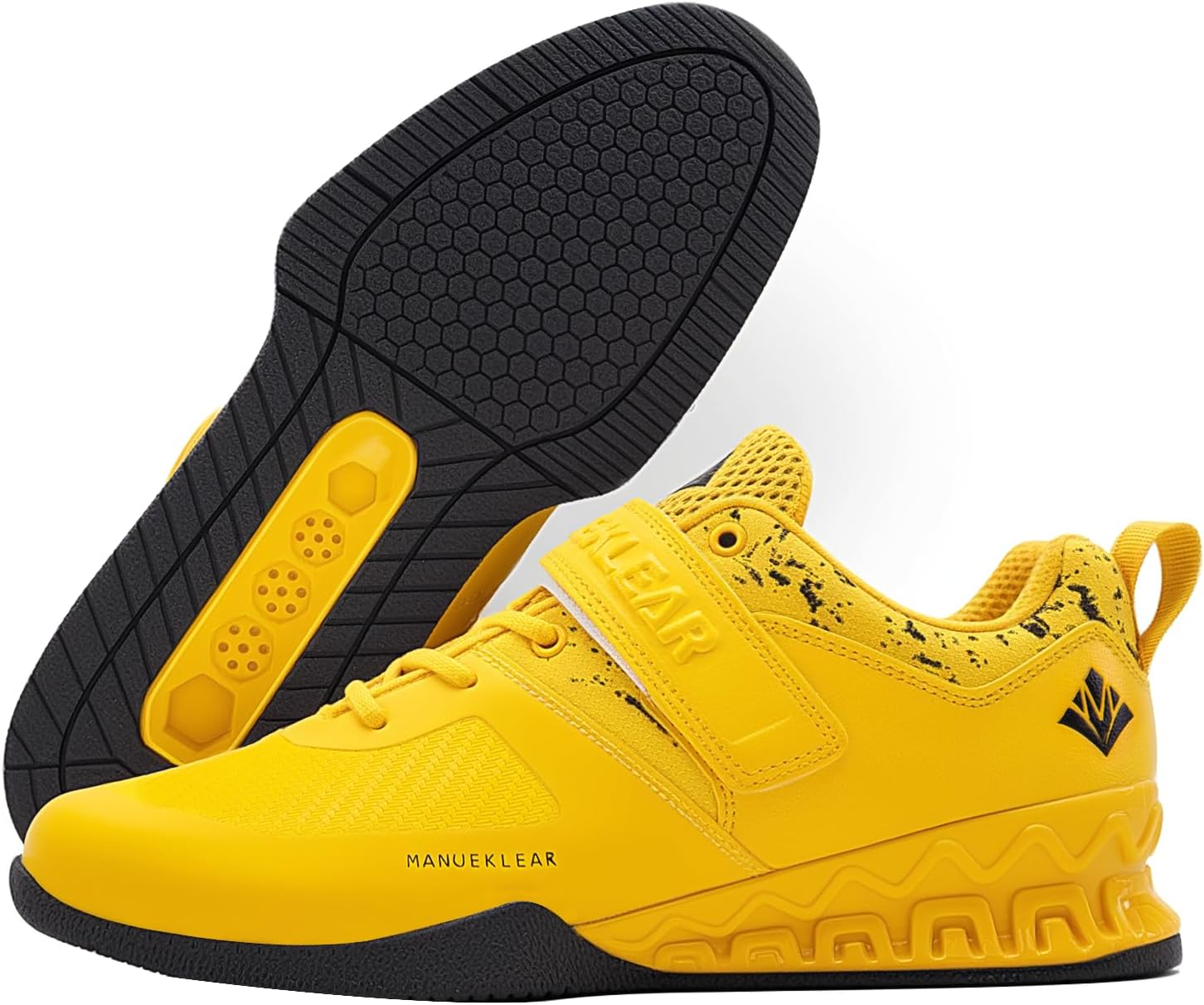 

Кроссовки MANUEKLEAR Deadlift Shoes, Strong Anti-Slip Lifting Shoes for Men, Professional Training Weightlifting Shoes for Men and Women, Squat Shoes for Powerlifting with Rubber Non-Slip Sole M Manueklear, желтый
