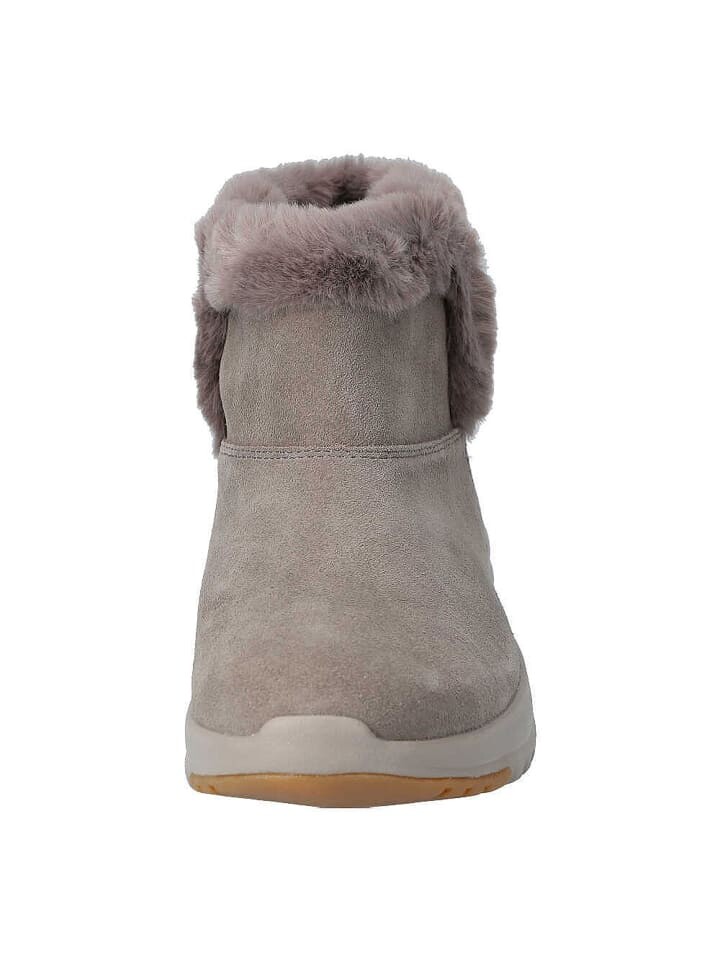 Полусапожки женские Skechers ON-THE-GO STELLAR замшевые зимние, серый — фото 3