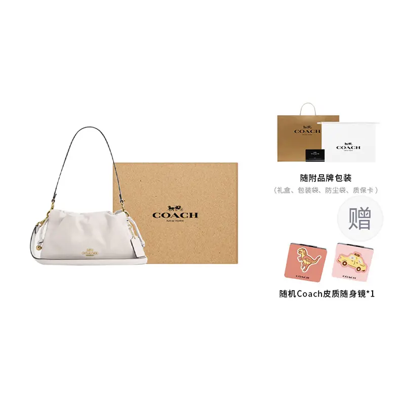 

COACH Сумка облачко из кожи коровы Фэй