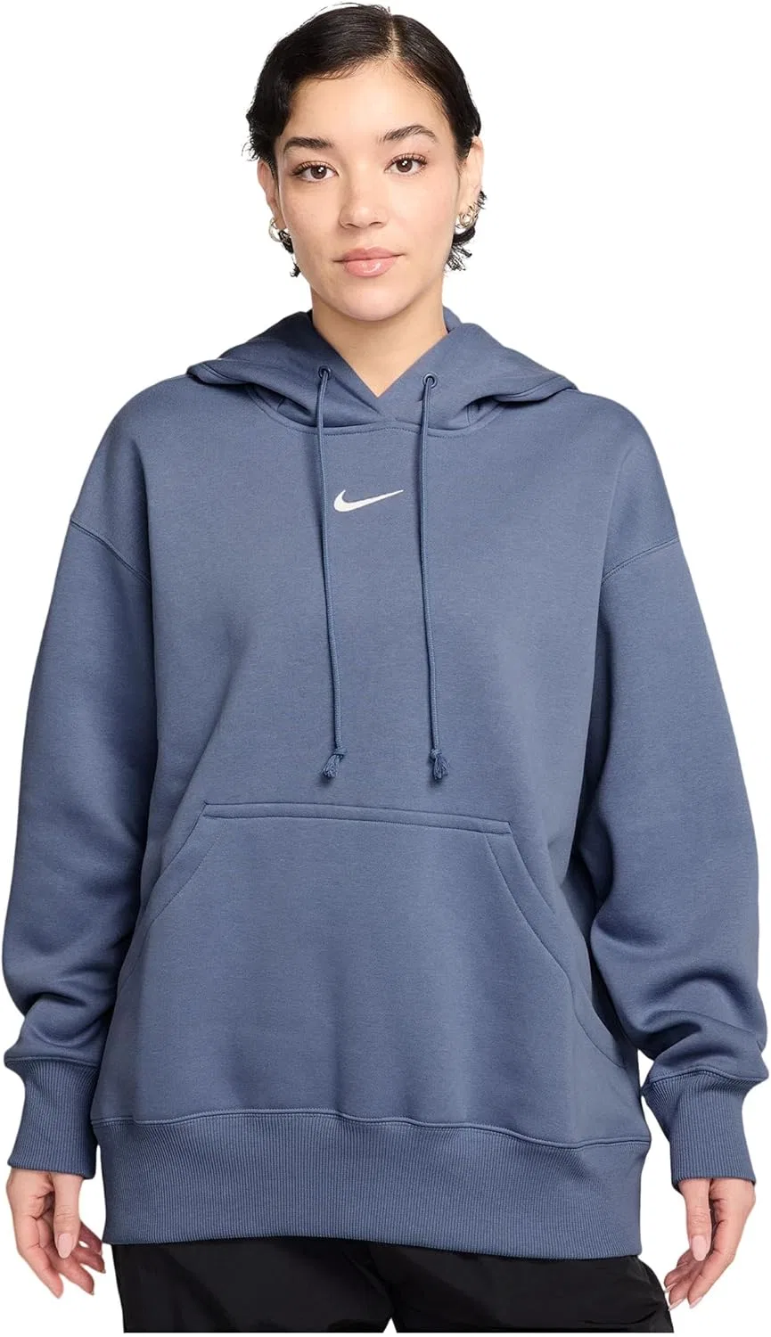 Толстовка Nike Phoenix Fleece, цвет World Indigo/Sail