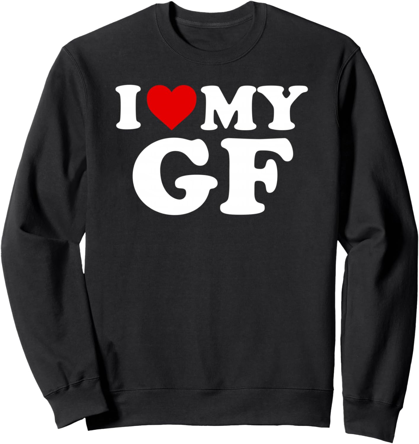 

Я люблю свою девушку - толстовка с красным сердцем Gf Gifts