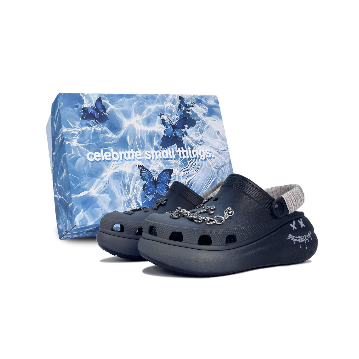 

Crocs Клоги унисекс черные, цвет Black