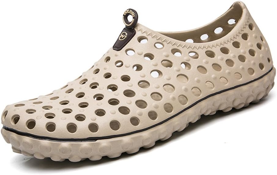 

LEADER SHOW Мужские летние пляжные дышащие сандалии, повседневные ультралегкие мягкие садовые туфли, хаки