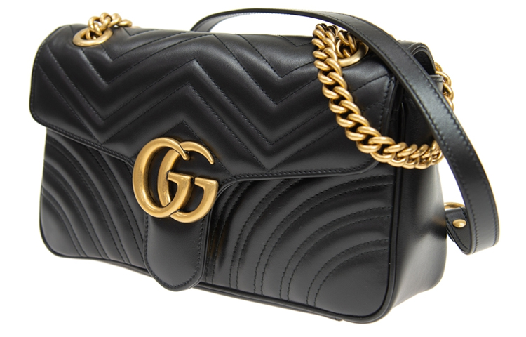 Сумка Gucci GG Marmont Mini Camera Bag из черной кожи — фото 3