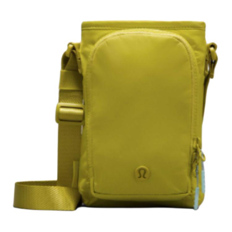 

Lululemon Водонепроницаемая тканевая сумка через плечо, унисекс кроссбоди Yellow