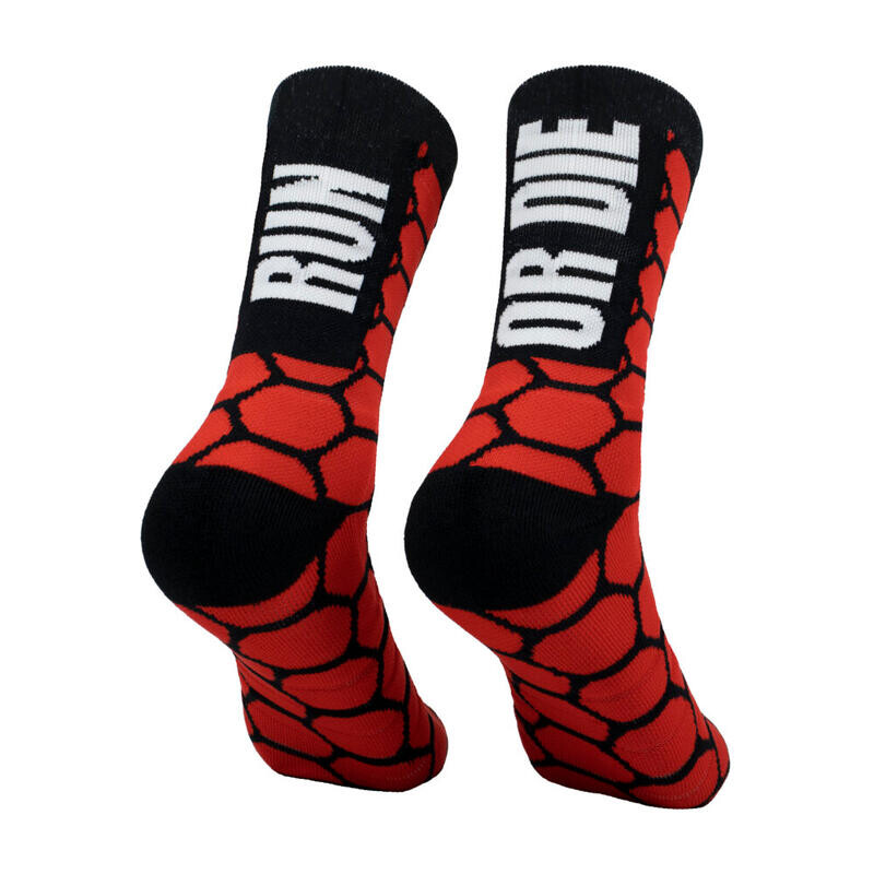 

Спортивные носки унисекс Crazy Dog Running Red Perro Loco, цвет rojo