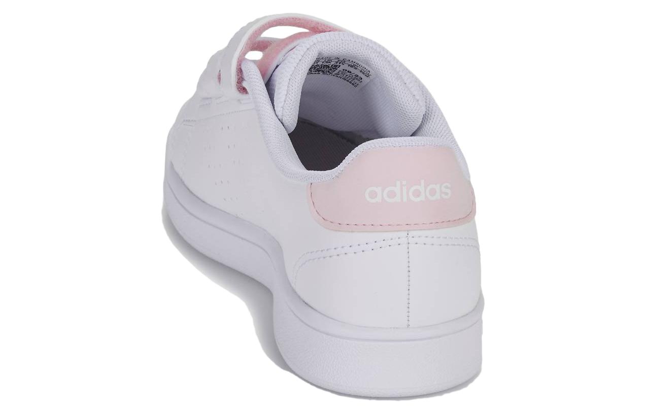 Обувь Slip Resistant Abrasion Resistant низкие детские повседневные туфли для детей 3-7 лет Adidas, белый/розовый — фото 4