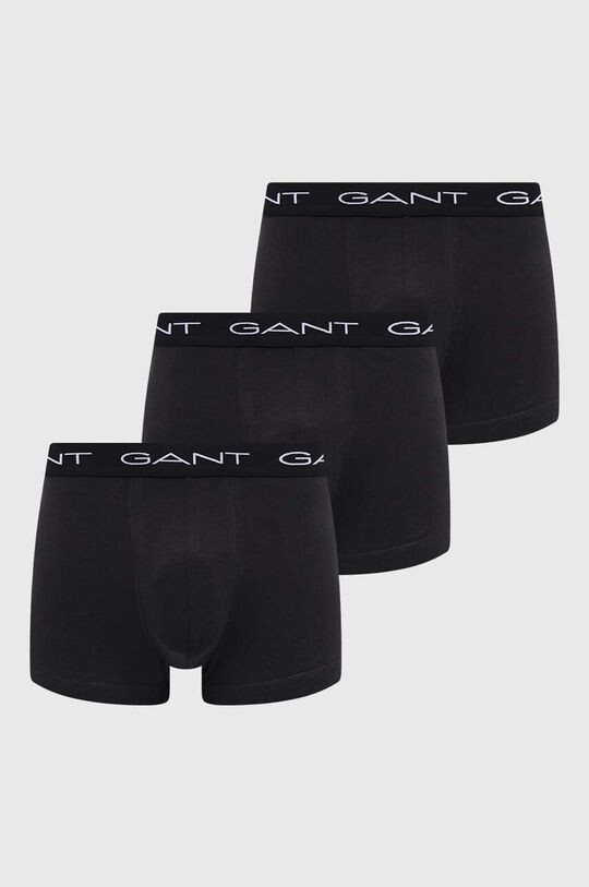 

Комплект из трех боксеров Gant, черный