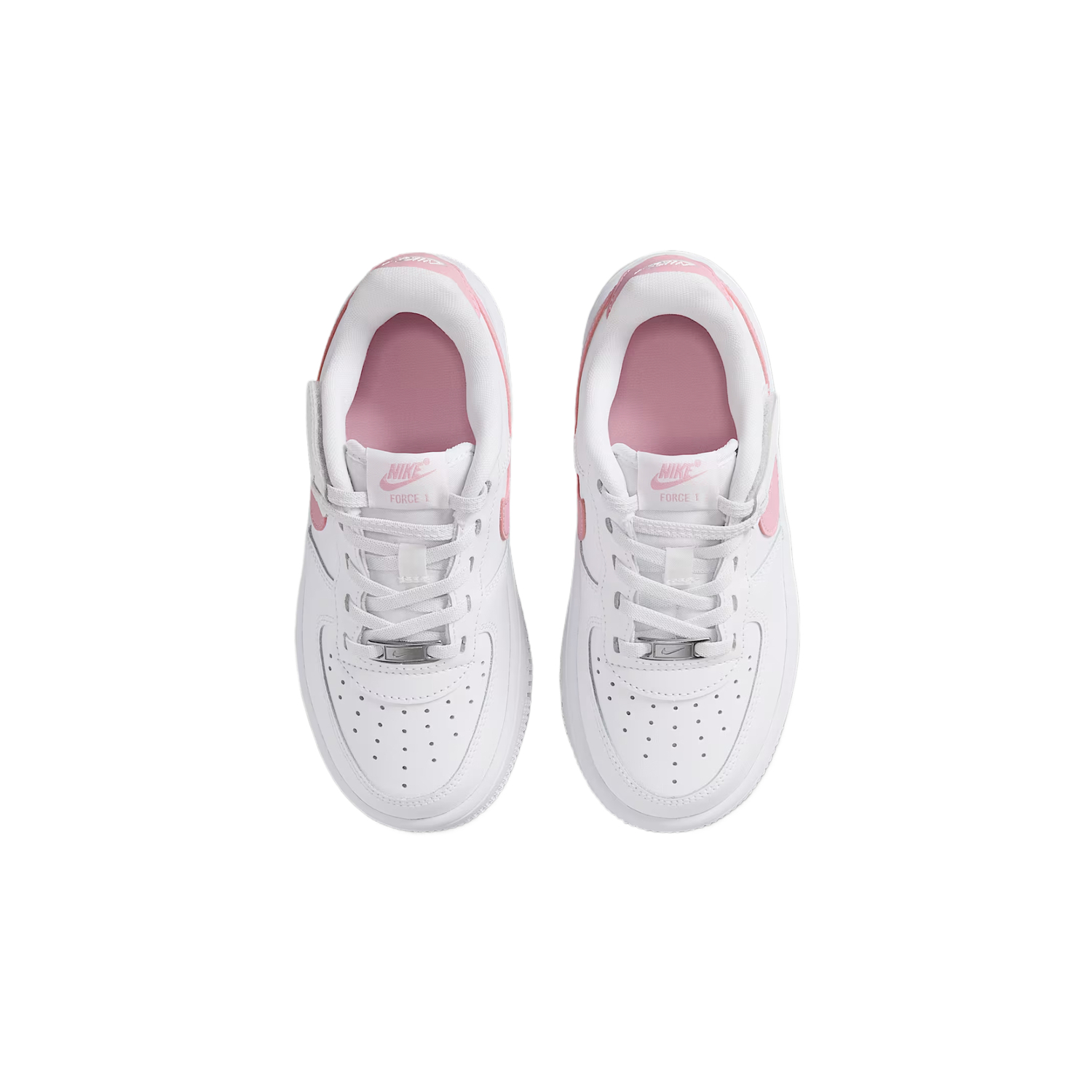 Nike Детские повседневные ботинки pink white для детей от 3 до 7 лет — фото 3
